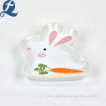 Dekoration Steinzeug Keramik Cute Rabbit Shaped Dish